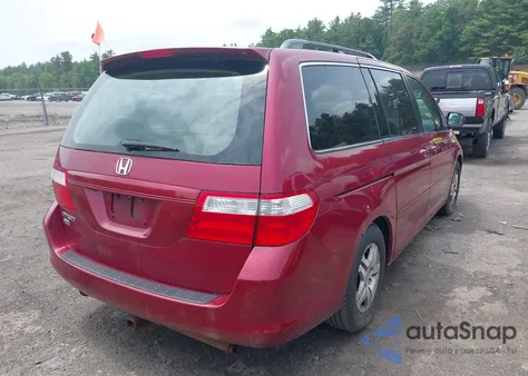 2006 Honda Odyssey Ex из США, поврежденный, VIN 5FNRL38446B058436